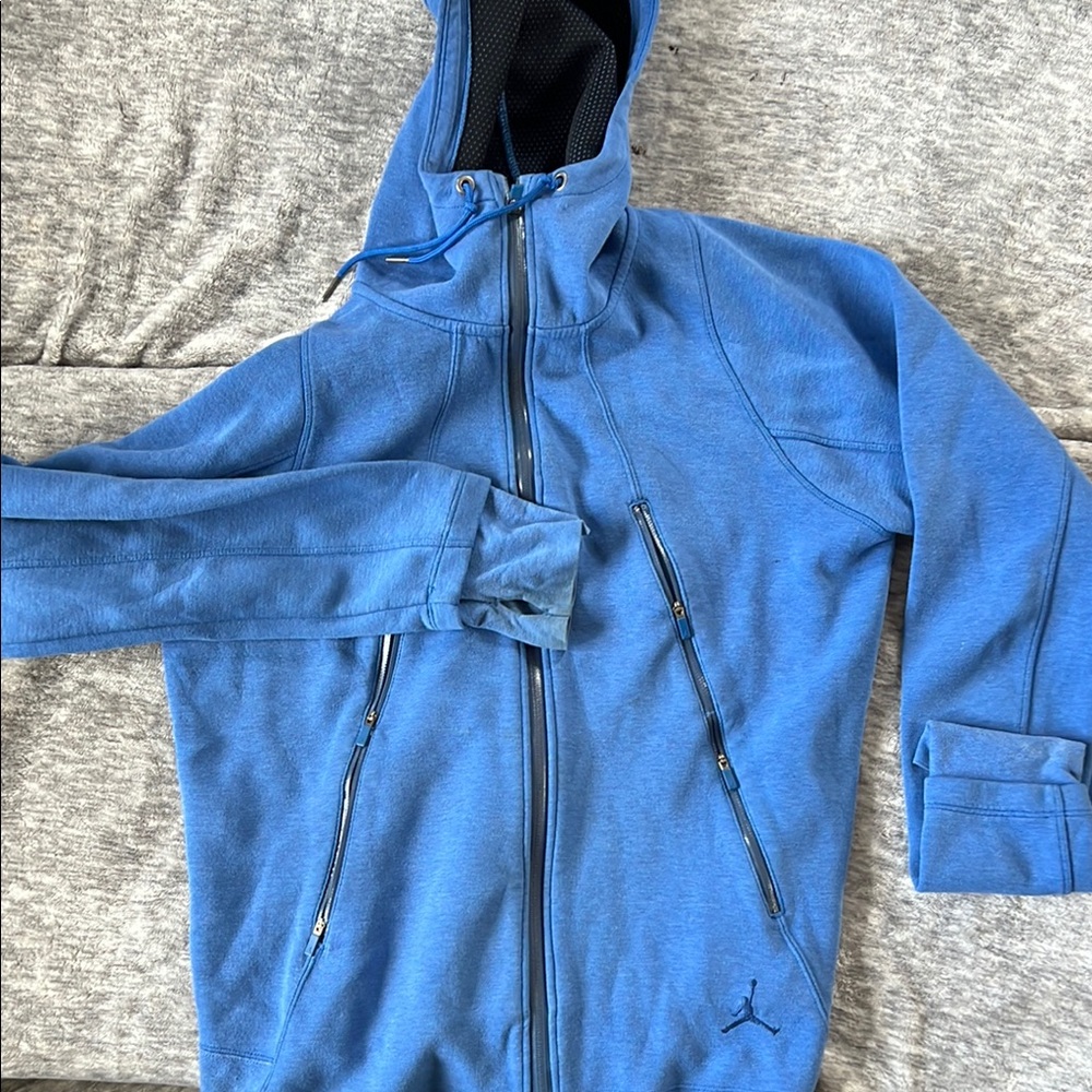 Jordan Blue Sweatshirt Hoodie Athletic Comfort
